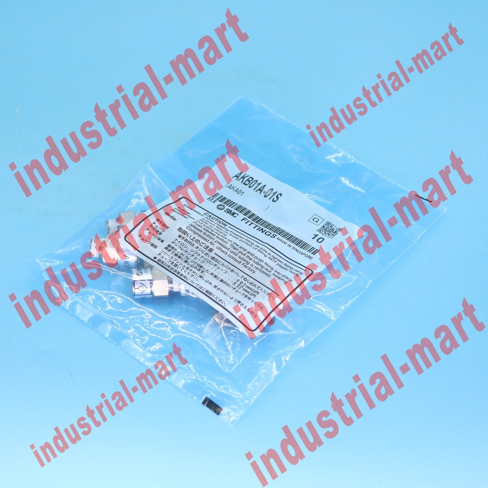 1Bag/10pc New SMC Pneumatic connector AKB01A-01S Free shipping