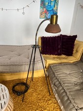 Stehlampe Leselampe Lounge 60er 70er Shabby Loft Industrial Style Stativ Leuchte