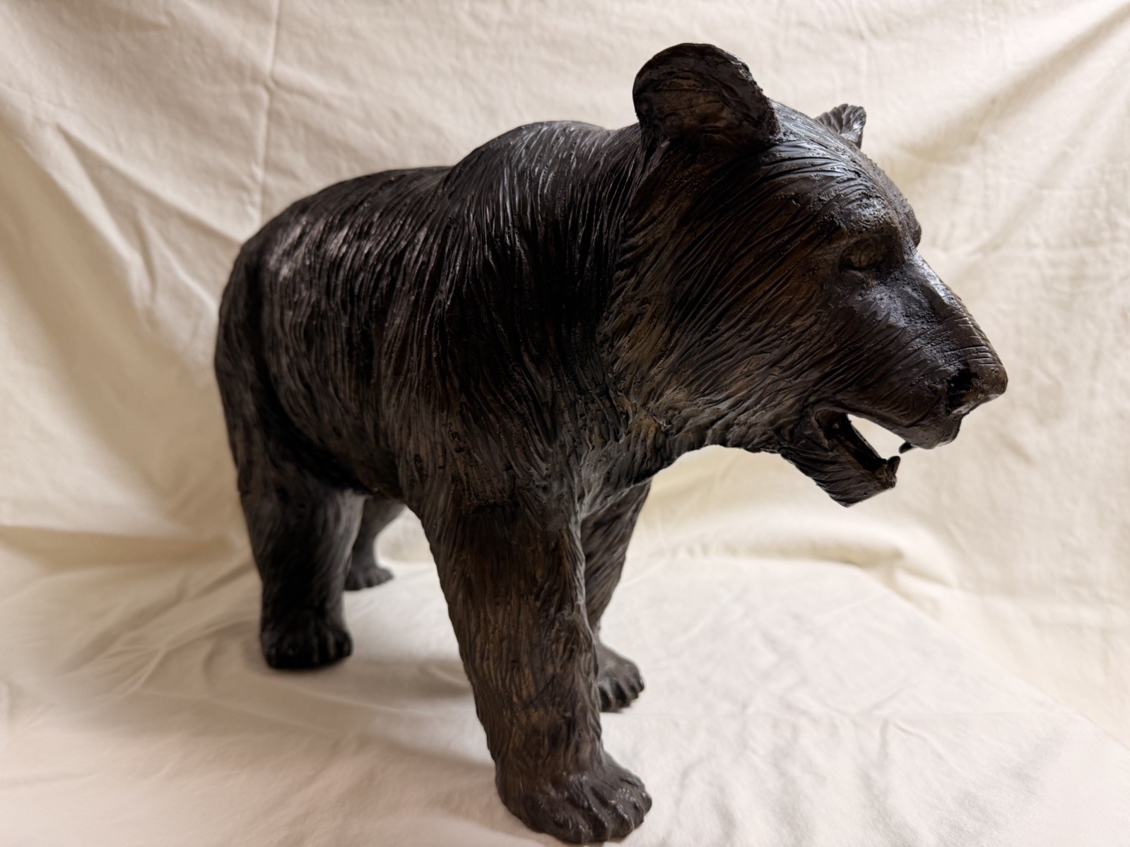 Prowling Bear Bronze  - 12" 