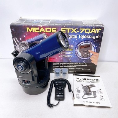 Meade ETX-70AT Refraktor Teleskop AutoStar Controller Okulare verpackt getestet