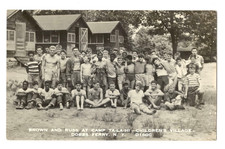 Vintage RPPC Boys Camp Attendees Camp Ta-La-H...