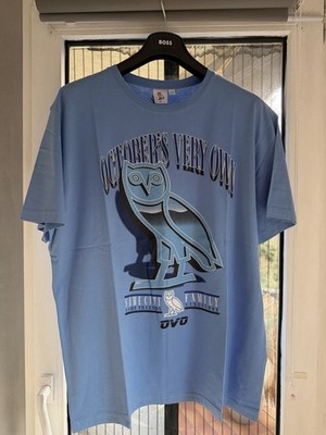 OVO Owl Logo T-Shirt Blue Gr. XL Neu mit Etikett und SOLD OUT Drake