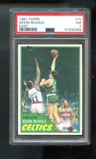 1981 Topps #75 Kevin Mchale ROOKIE RC PSA 7 Graded Basketball Card 1981-82 East. rookie card picture