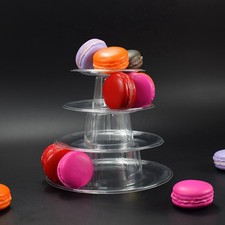 4X Macarons Display Tower 4-Layer Cupcake Stand Food Display Stand Cake2240