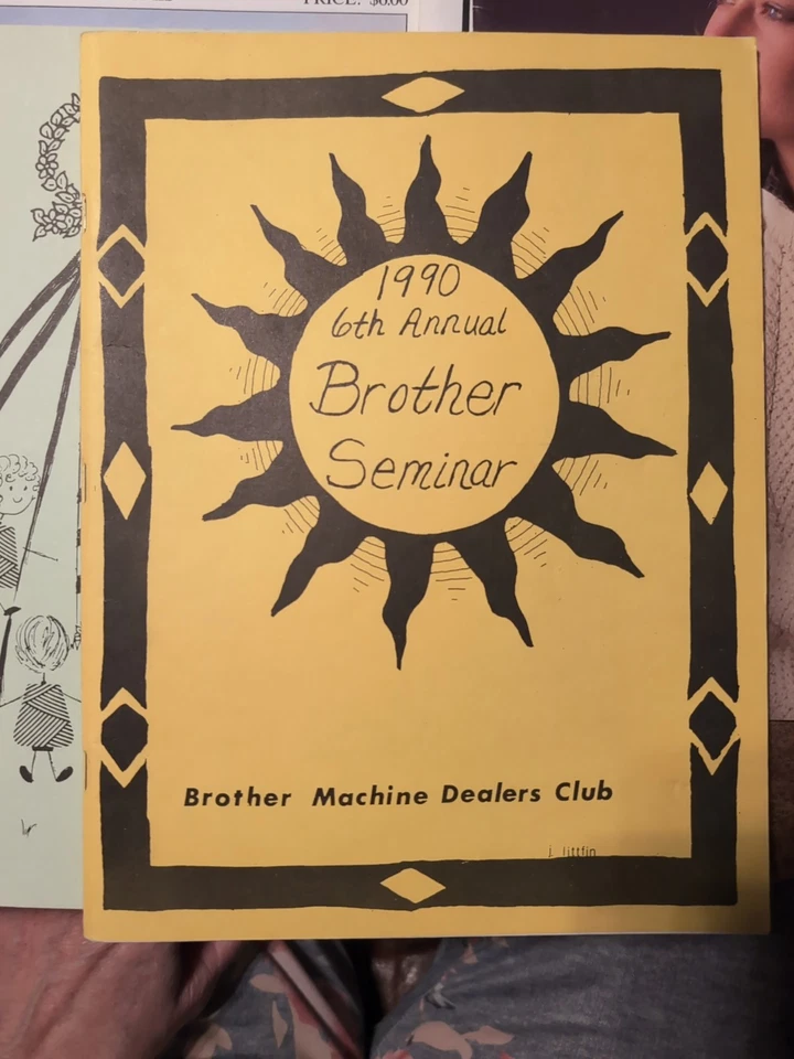 7 revistas para tejer Machine Brother - Seminarios Brother, Tesoros oportunos, etc. Foto 3 de 4