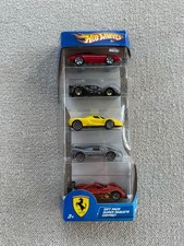 HTF VINTAGE 2004 HOT WHEELS " FERRARI" 5 CAR GIFT PACK 1/64 HOTWHEELS