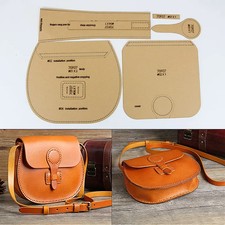 DIY Handbag Pattern Stencil Leather Tool Paper Template Vintage Shoulder Bag