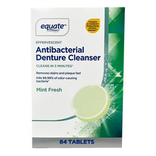 Equate Effervescent Antibacterial Denture Cle...