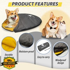 GEERTOP Lightweight Dog Sleeping Bag Pet Bed Camping Hiking Travel