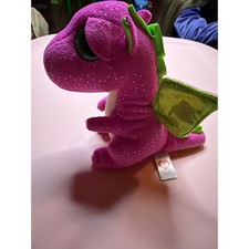 Ty Beanie Boos Darla Dragon Purple Pink Green Glitter Plush Stuffed Animal Toy