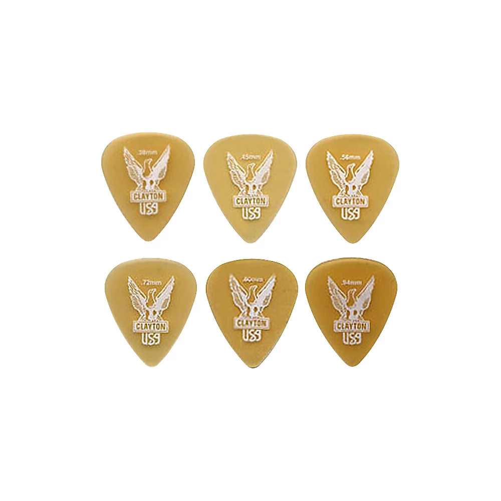 Clayton Ultem Standard Guitar Picks .72 mm 1 Dozen