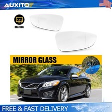 2PCS Driver Passenger Side Heated with Blind Spot Mirror Glass for Volkswagen CC