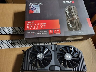 XFX AMD Radeon RX 5700 XT 8GB GDDR6 XFX RAW II Graphics Card GPU Gaming DP HDMI