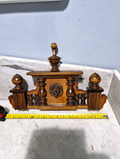 antique vienna wall clock pediment top