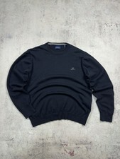 Gant Dark Blue Cotton Sweater Size XL