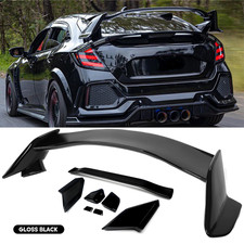For Honda Civic Hatchback 16-21 2017 Type-r Gloss Black Rear Trunk Wing Spoiler