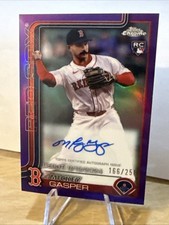 2025 Topps Chrome Update Series - Rookie Debut Autographs Mickey Gasper #CRDA-MG