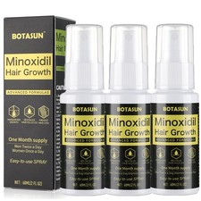 3 PACK 5 Minoxidil Hair Growth Spray for Men Hair Loss Treatment 3 Month Supply