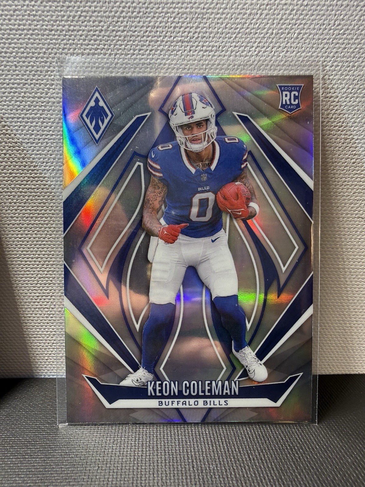 2024 Panini Phoenix Keon Coleman Silver Holo (RC) #213