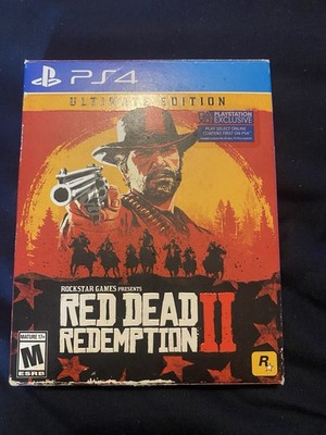 Red Dead Redemption II 2: Ultimate Edition (PS4, PlayStation 4) CIB Collectors