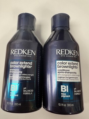 Redken Color Extend Brownlights shampoo and conditioner Set. 10.1 Oz Each.