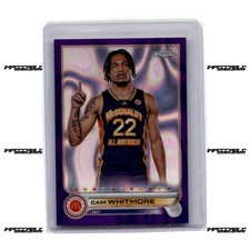 2022 Topps Chrome McDonald's A/A - Purple Lava #12 Cam Whitmore Rookie /299