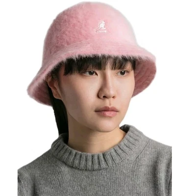 Vintage Angora Fuzzy Pink Bucket Hat OS Stretchy Cloche Stretchy Faux Fur il_1080xN.7480371949_520v.jpg main image 4