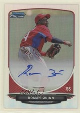 2013 Bowman Chrome Prospects Refractor 493/500 Roman Quinn #BCP-RQ Auto a8r
