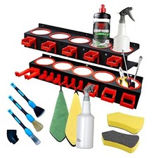 Wall-mounted Spray Bottle Holder,Pack Spray Bottle Storage Rack,Garage Bottle 2