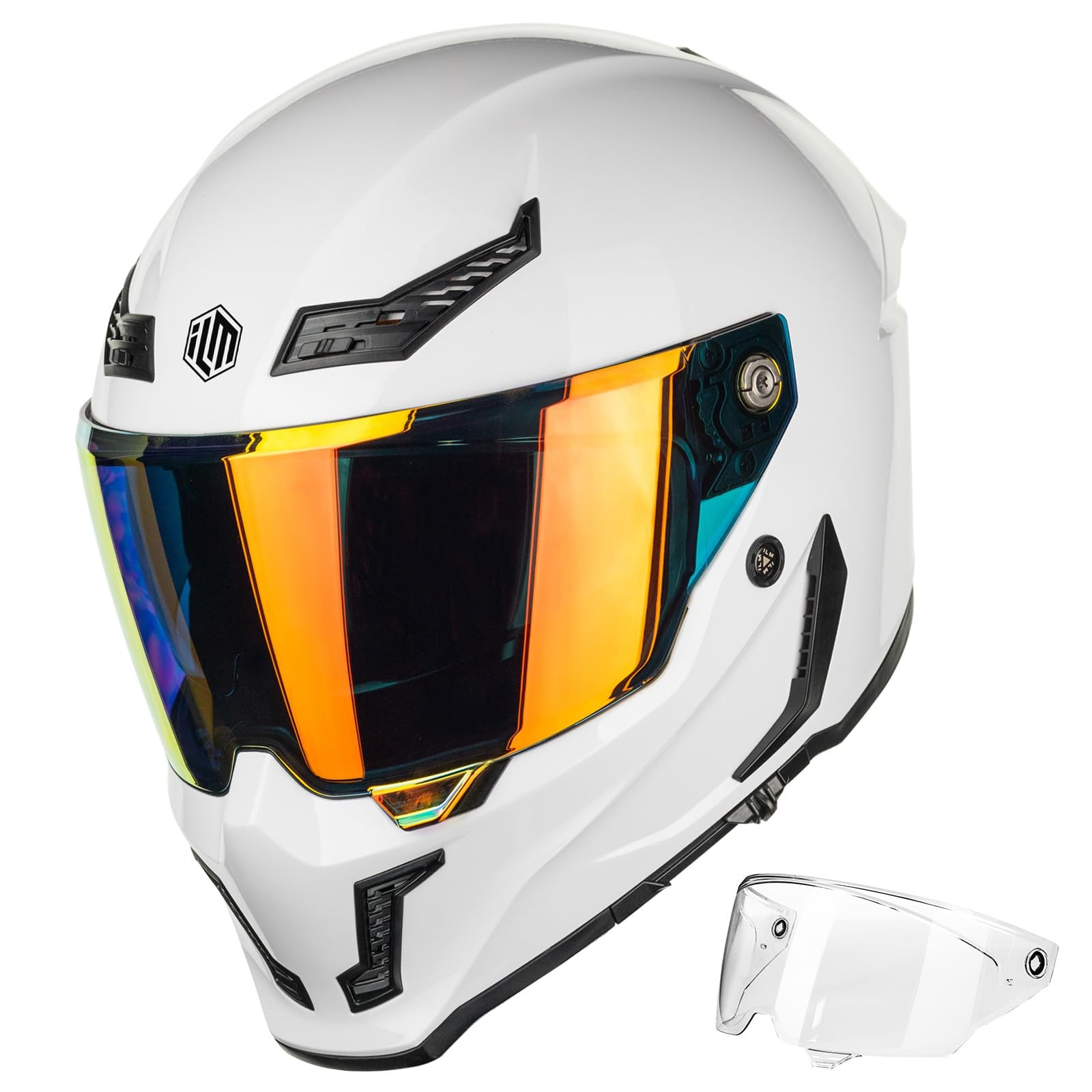 For Adult Men Women Full Face Dot Ece Powersports Dual Vi