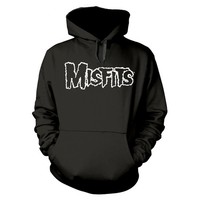 Misfits - Skull Black Hooded Sweatshirt Xx-Large