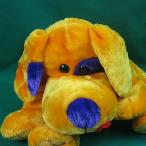 yellow dog plush