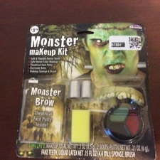 Monster Makeup and Accessories Halloween Costume Teeth Brow Putty Makeup 
