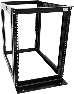 Server Rack 4 Post Open Rack Frame Rack Enclosure 19 Inch Adjustable Depth Cold 