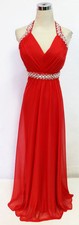SEQUIN HEARTS Red Prom Formal Party Gown 3 - 125 NWT