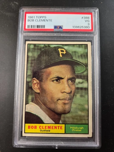 1961 Topps Roberto Clemente PSA 3