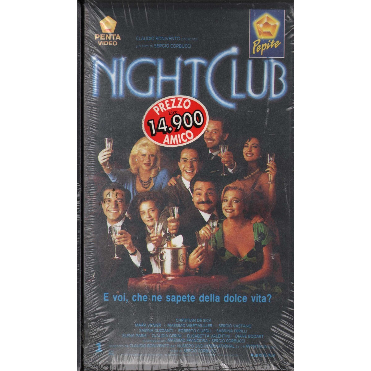 Night Club VHS Sergio Corbucci Univideo - 1000802 Sealed