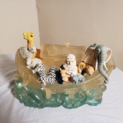 Vintage Noah Ark Night Light Working. 