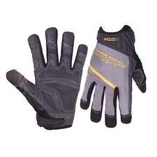 HANDLANDY Mens Work Gloves Touch screen, Utility Mechanic Gloves
