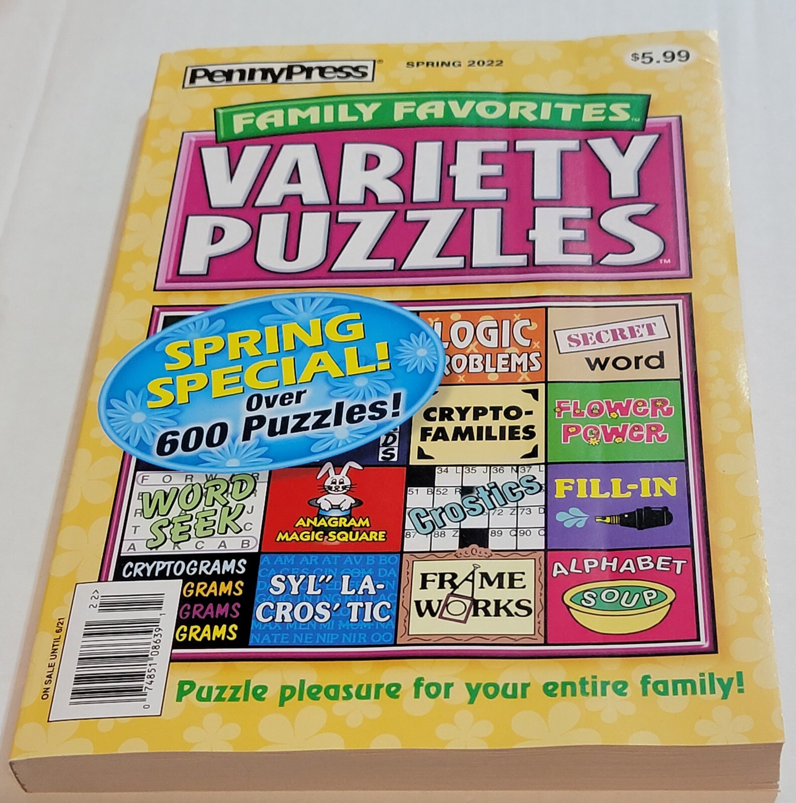 Penny Press Family Favorites Variety Puzzles Spring Special 2022 eBay