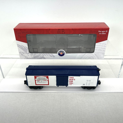 Lionel 6-85248 Anheuser Busch Budweiser This Bud’s For You Frigorífico Coche Nuevo O Gauge | Zustand: New