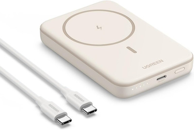 Nexode Wireless Powerbank 5000Mah Magnetische Power Bank Klein Mit USB-C Schnell