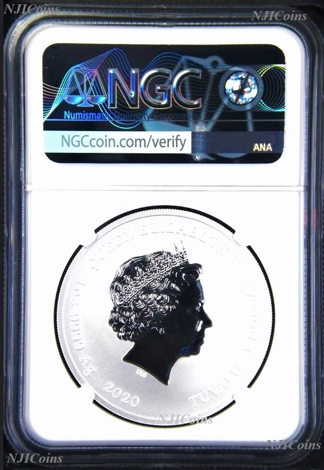 2020 Simpsons Krusty the Clown $1 1oz .9999 Silver COIN NGC MS70 FR Simpson - Image 2 of 2