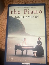 The Piano : A Novel by Jane Campion 1993, Trade Paperback 