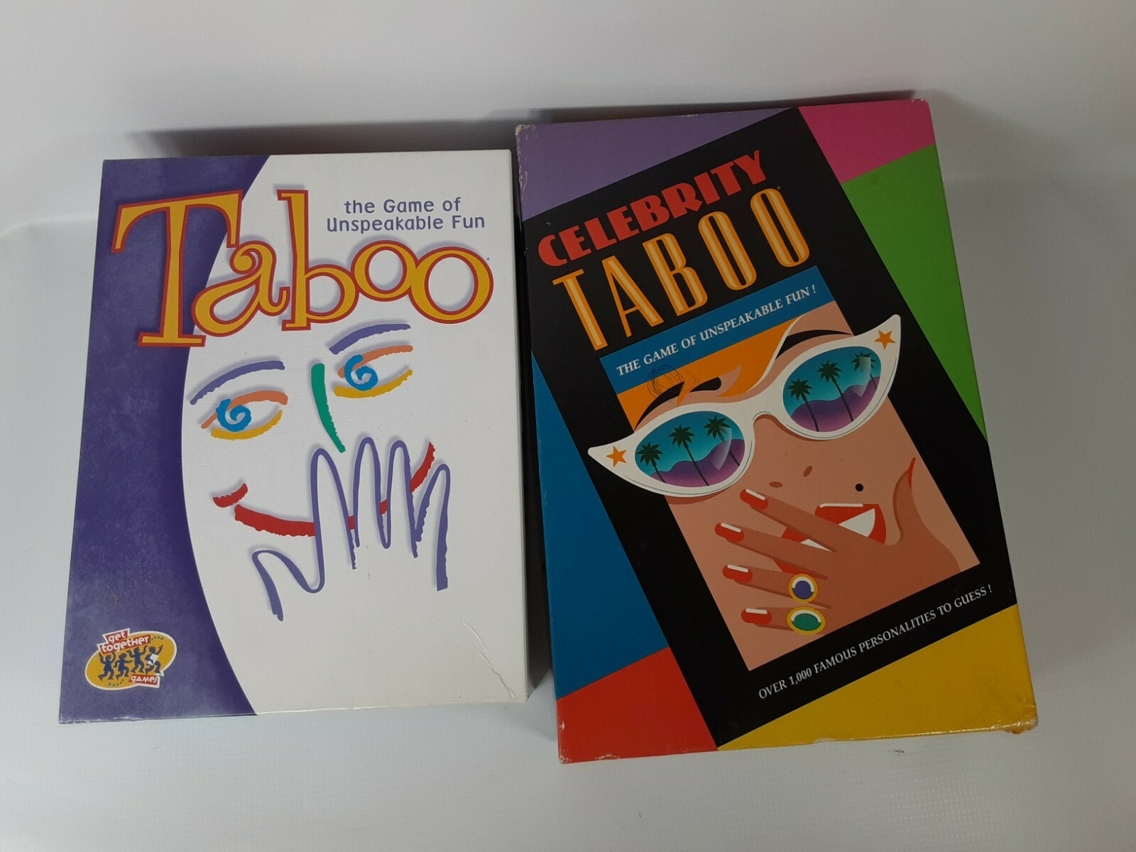 2 Classic Taboo Card Games Bundle - 1991 & 2000 Editions  -image