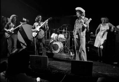 Sax Player David Brown Guitarist Dan Toler & Dickey Betts 1976 Old Photo