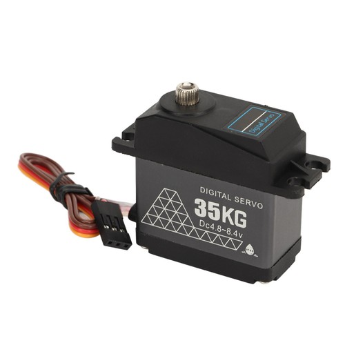 Servo digital de metal impermeable a prueba de agua RC de 35 kg para 1/8 1/10 1/12 CH - Imagen 4 de 22