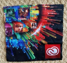 Adobe Creative branded Screen Cleaner Microfiber Cloth