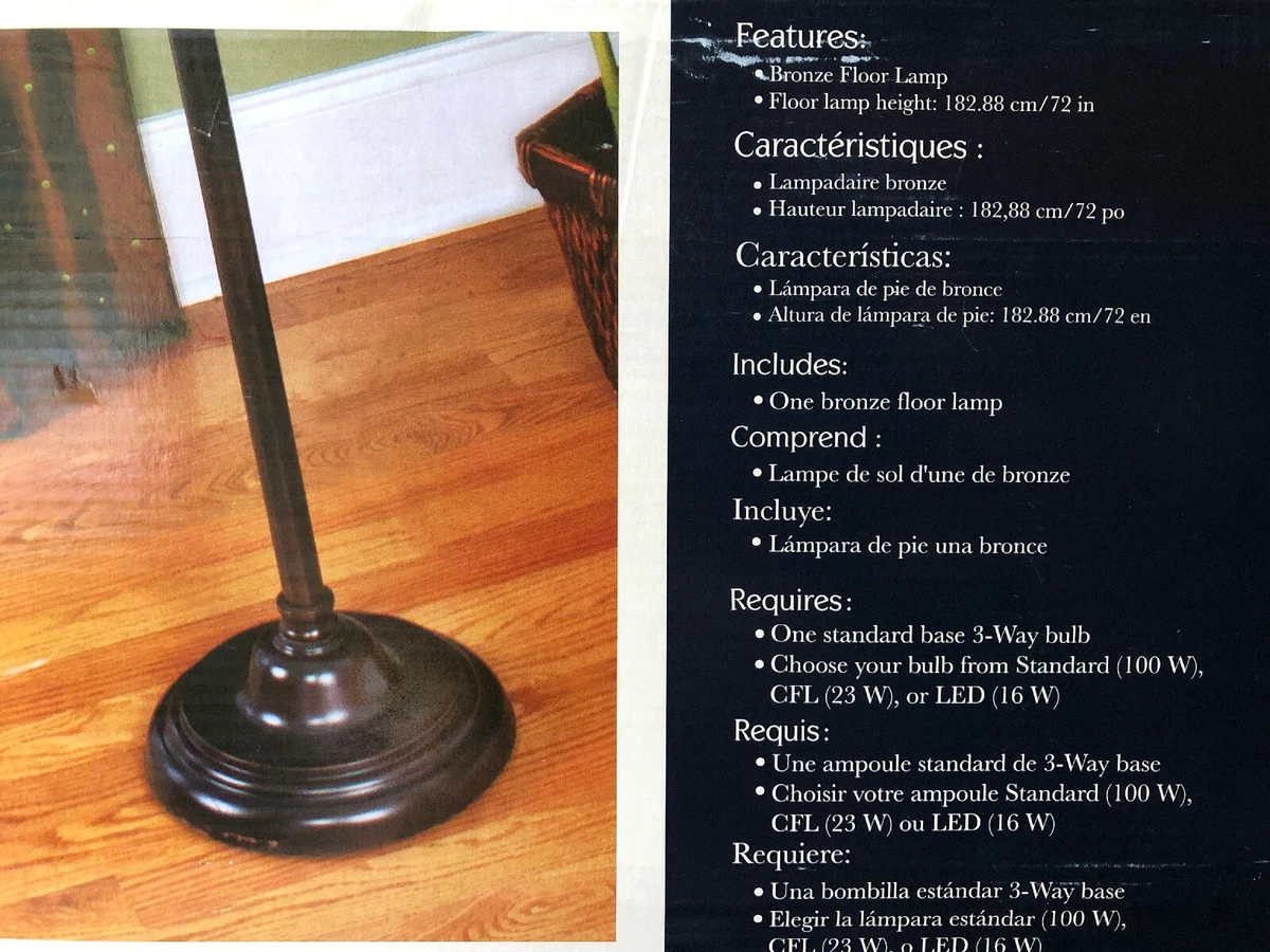 Oil rubbed bronze sale torchiere floor lamp