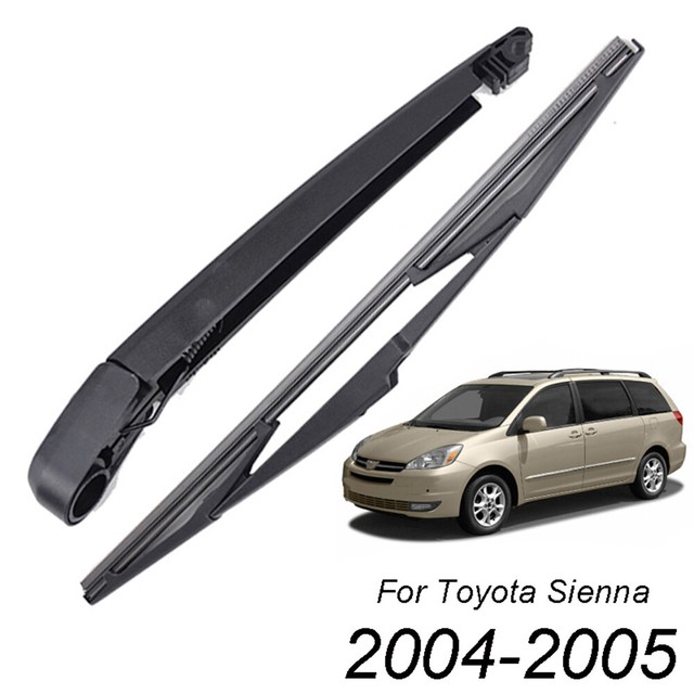 Rear Windshield Wiper Arm Blade Kit Fit For Toyota Sienna LE CE XLE